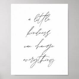 Poster Um pouco de gentileza pode mudar tudo