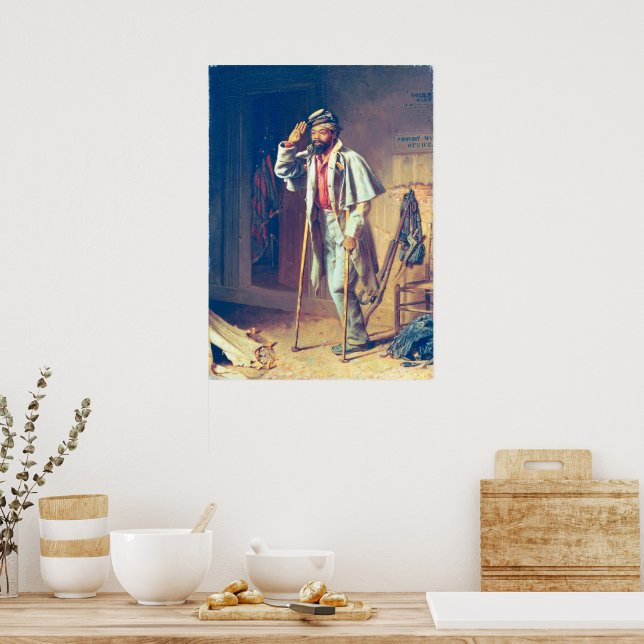 Poster Um pouco de história da guerra O Veterano Thomas W (Cozinha)