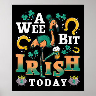 Poster Um Pouco De Irlandês Hoje Ruas. Dia De Patrick F