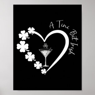 Poster Um Pouco Irlandês Cauda de Meninas Irlandesas Sort