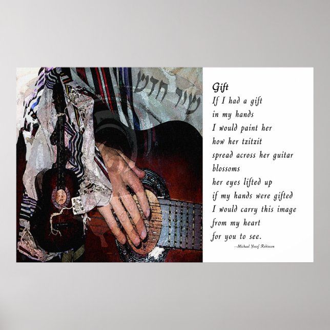 Poster Um presente de música (Frente)