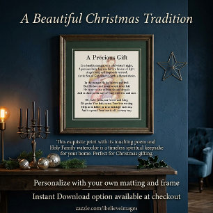 Poster Um presente precioso Natal