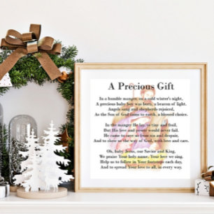 Poster Um presente precioso Natal