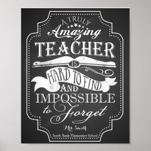 Poster Um professor incrível é impossível esquecer