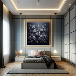 Poster Um projeto digital com equações matemáticas