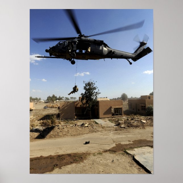 Póster Um rappels de um HH-60 2 (Frente)