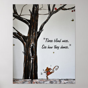 Poster Um rato cego que dança Priint