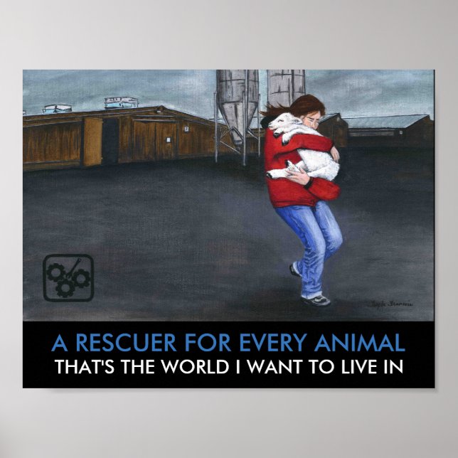 Póster Um Resgate Para Cada Animal (Frente)