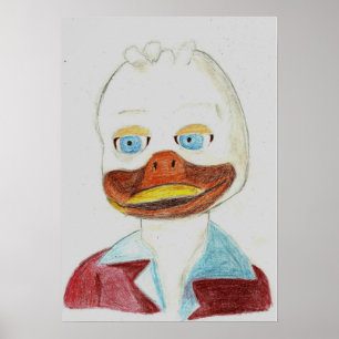 Póster Um retrato de Howard o pato