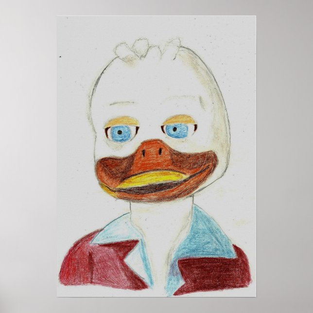 Póster Um retrato de Howard o pato (Frente)