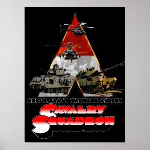 Poster Um retro-filme do esquadrão de Cav denominou o