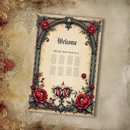 Poster Um romance gótico. Um ornamentado, estilo gótico