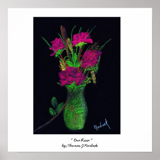 Póster "Um Rosa para você"