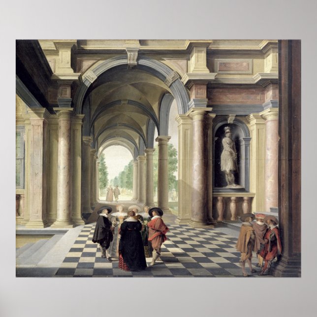 Póster Um Salão Renascentista (Frente)