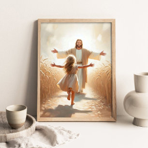 Poster Um Salto de Fé, Arte Cristã, Jesus e Arte de Garot