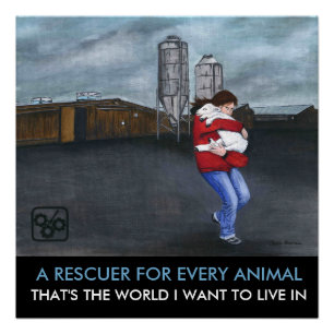 Póster Um salvador para cada animal