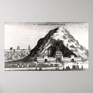 Póster Um Sepulcher chinês, 1669