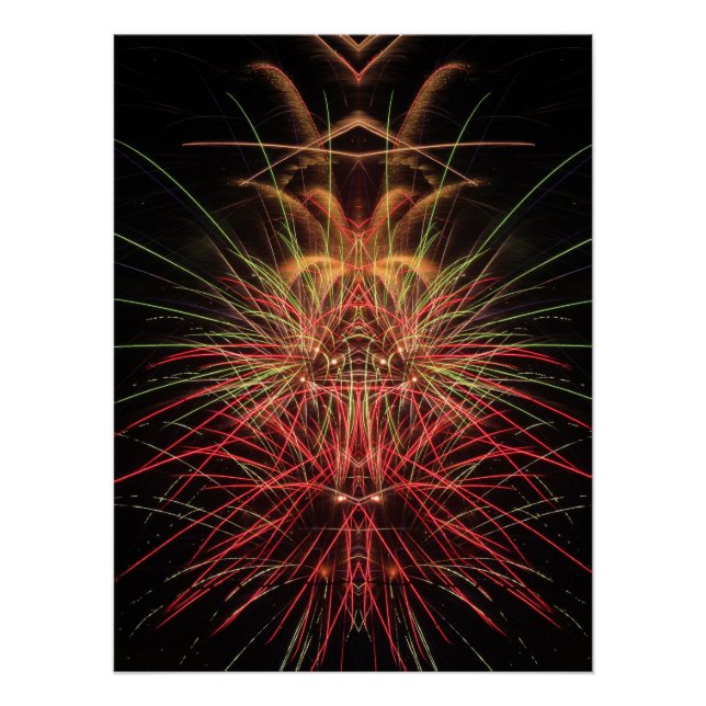 Póster Um Show de Fogos à Noite (Frente)