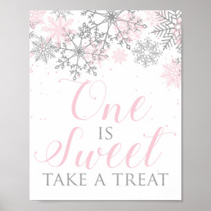 Poster Um Sinal Doce de Winter Wonderland Um