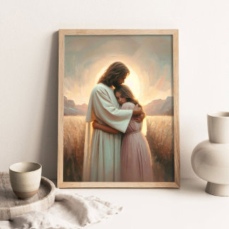 Poster Um Sol Nascente, Arte Cristã para Mulheres, Jesus 