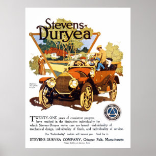 Póster Um Stevens Duryea AA modelo