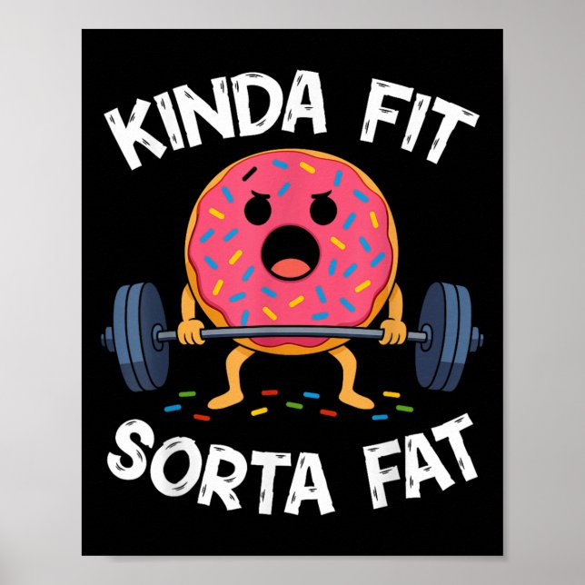 Poster Um Tanto em Forma Meio Gordo - Levantamento de Pes (Frente)