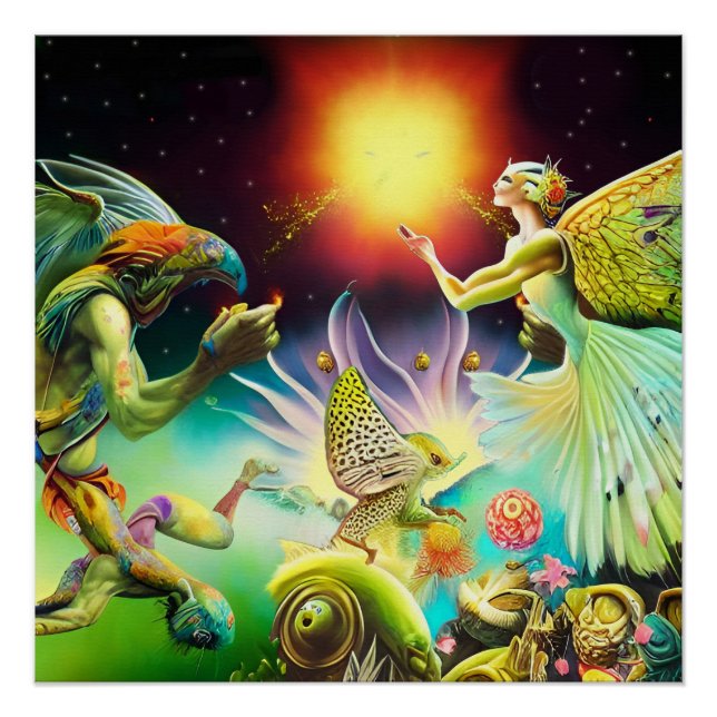 Póster Um Tempo de Pintura de Óleo Recompensa (Frente)