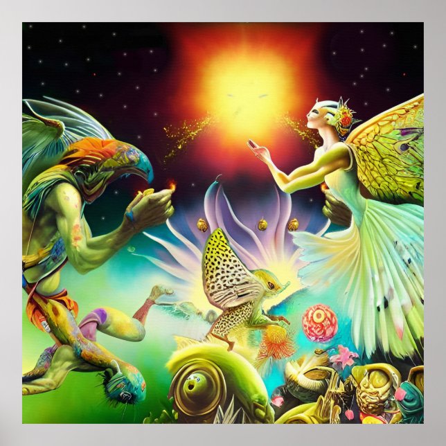 Poster Um Tempo de Pintura de Óleo Recompensa (Frente)