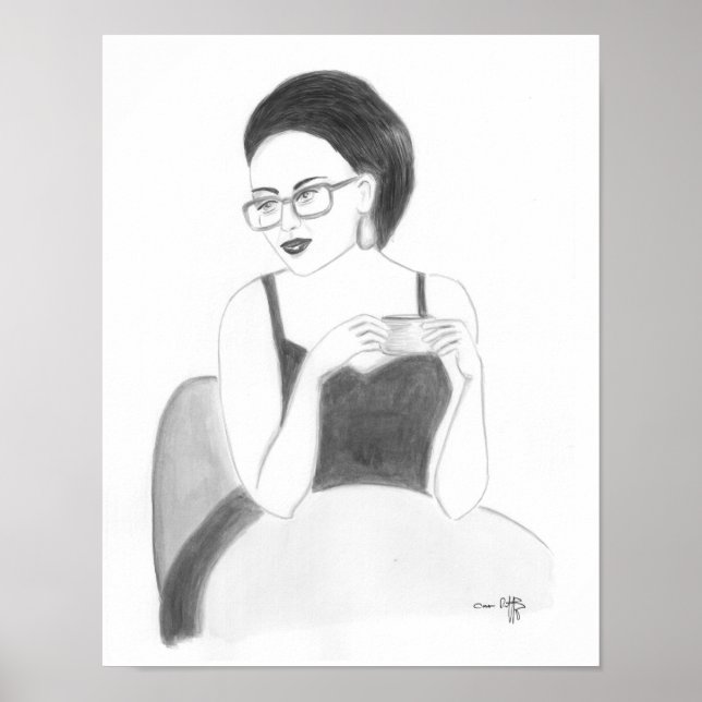 Poster Um tempo para o café (Frente)