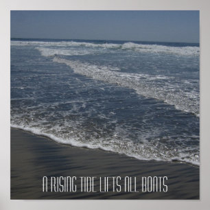 PÓSTER UM TIDE DE ASCENSÃO LEVANTA TODAS AS EMBARCAÇÕES