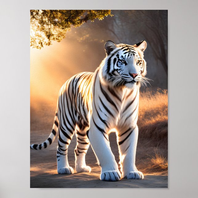 Poster Um Tigre Branco (Frente)