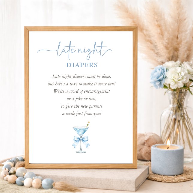 Poster Um TIni Um Menino Azul Festa de Bebê Diapers Notur (Criador carregado)