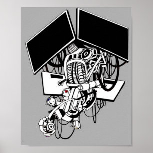 Póster Um trabalho pequeno do circuito