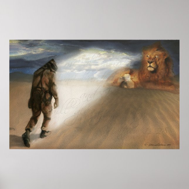 Póster Um tributo aos nossos soldados falidos (Frente)