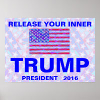 Um trunfo para o presidente político Design único