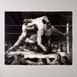 Poster Um veado em Sharkey - George Bellows que encaixota