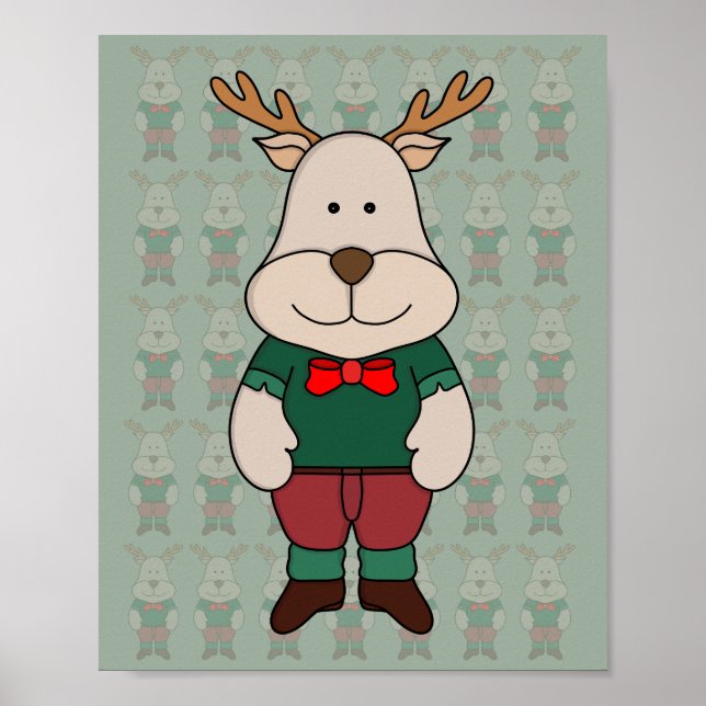 Poster Um veado fofo (Frente)