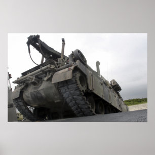 Póster Um veículo de recuperação de M88A2 Hercules