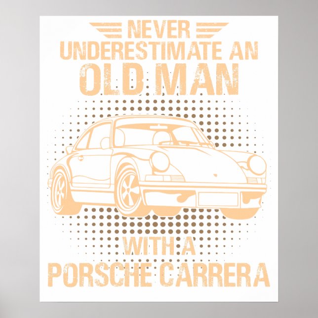 Poster Um velho Porsche 911 Carrera Rs 2.7 (Frente)