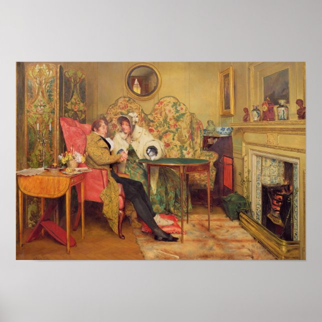 Póster Um Visitante Atendedor (Frente)