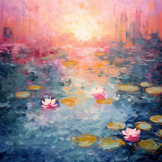 Poster Um vislumbre do Monet (A Glimpse of Monet's World, Framed in Every Painting.)