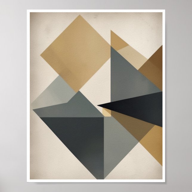 Poster Uma Abstrato (Frente)