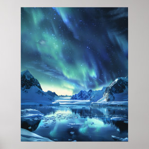 Poster Uma adorável Aurora Boreal