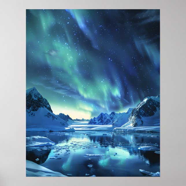 Poster Uma adorável Aurora Boreal (Frente)