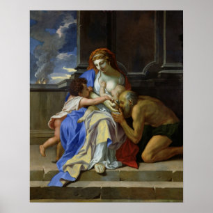 Póster Uma alegoria da caridade, c.1642-48