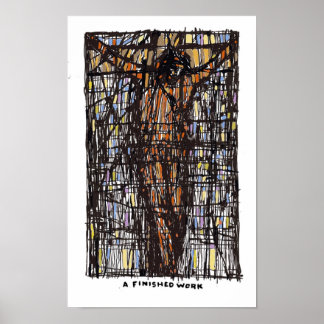 Poster Uma Arte de Muro de Trabalho Concluída