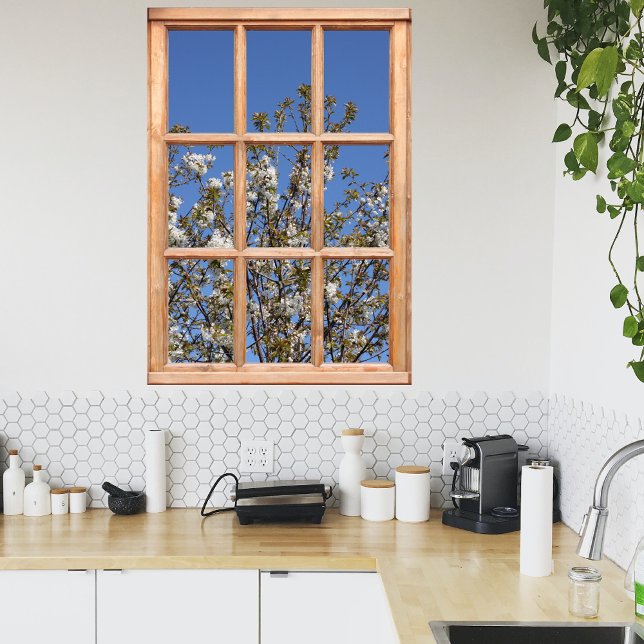 Póster Uma Árvore no Modo de Exibição do Springtime a par (Criador carregado)