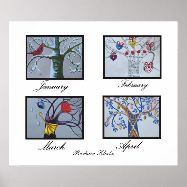 Poster Uma árvore por mês (Frente)