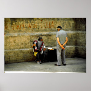 Póster Uma audiência de uma, Valência, espanha