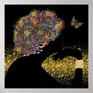 Poster Uma Bela Borboleta-de-Alma